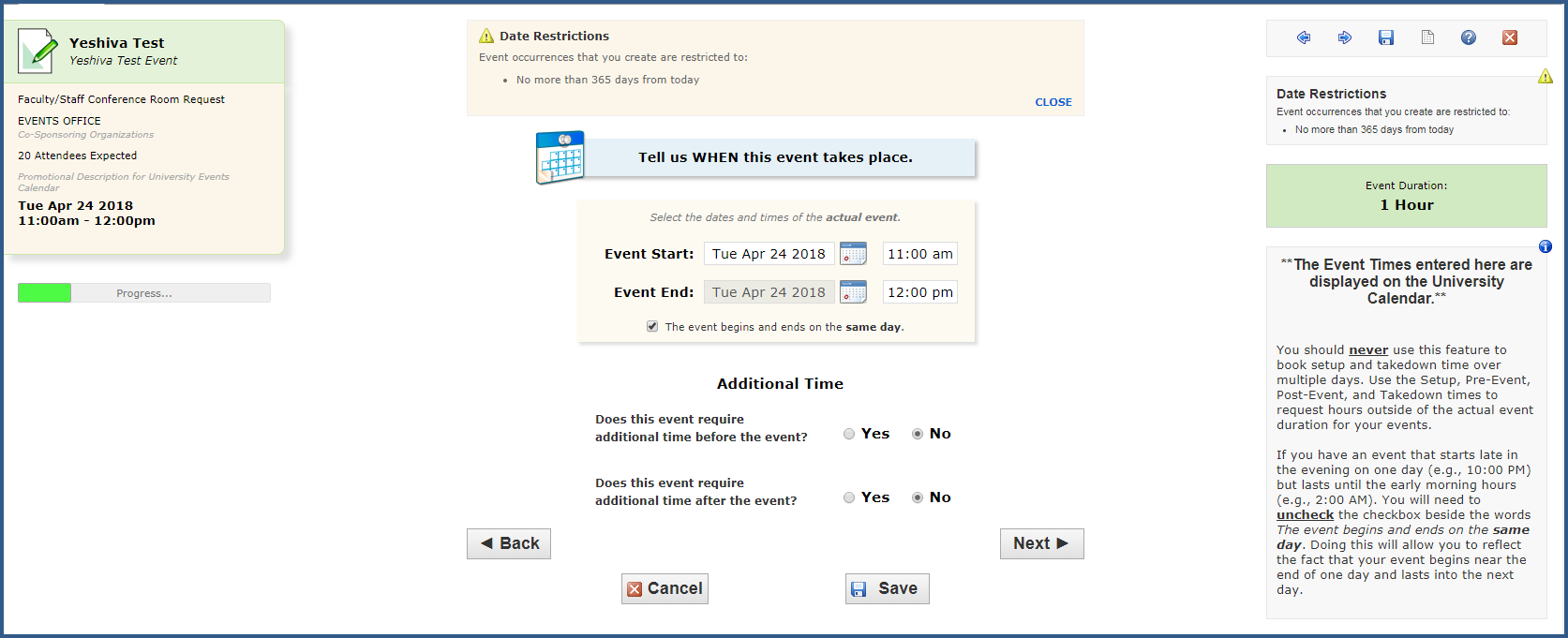Create Event 5 Create Event 5